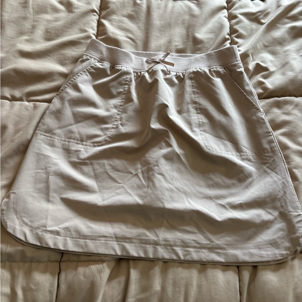 Beige A-Line Izod Skort